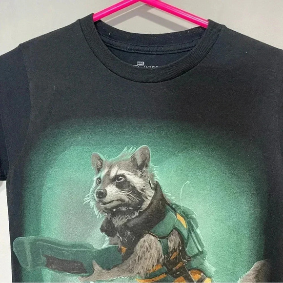 Marvel Guardians Of The Galaxy Black shirt size XS - Picture 2 of 8